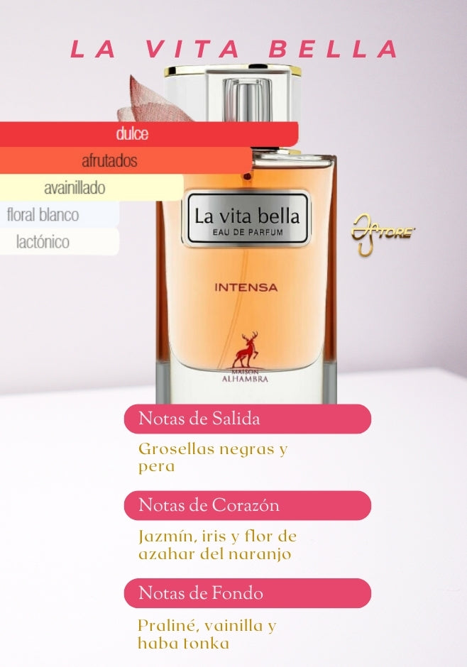 Eau de Parfum en spray LA VITA BELLA INTENSA