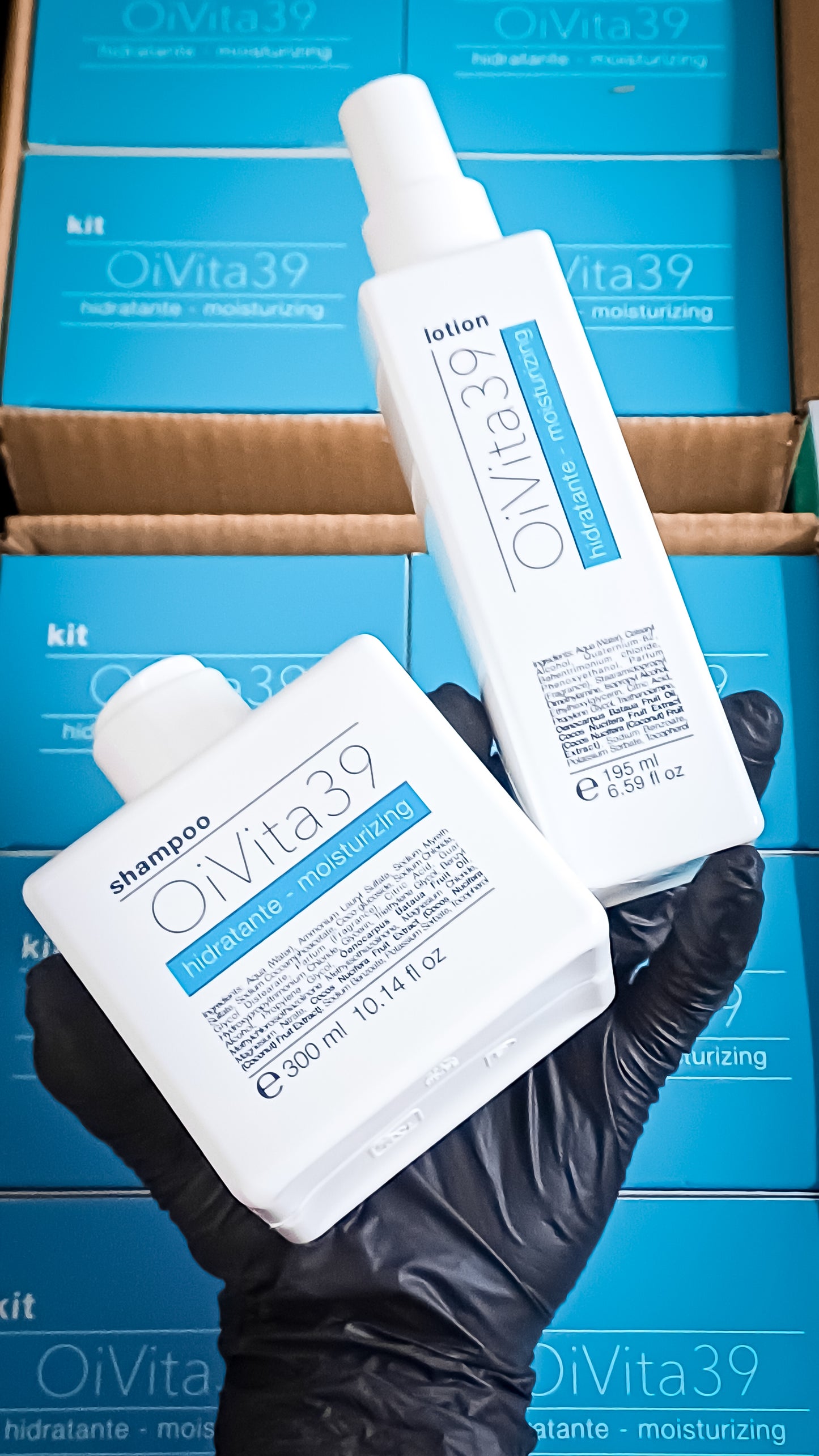 OiVita39 hidratante - moisturizing Shampoo 300ml Tónico 195ml