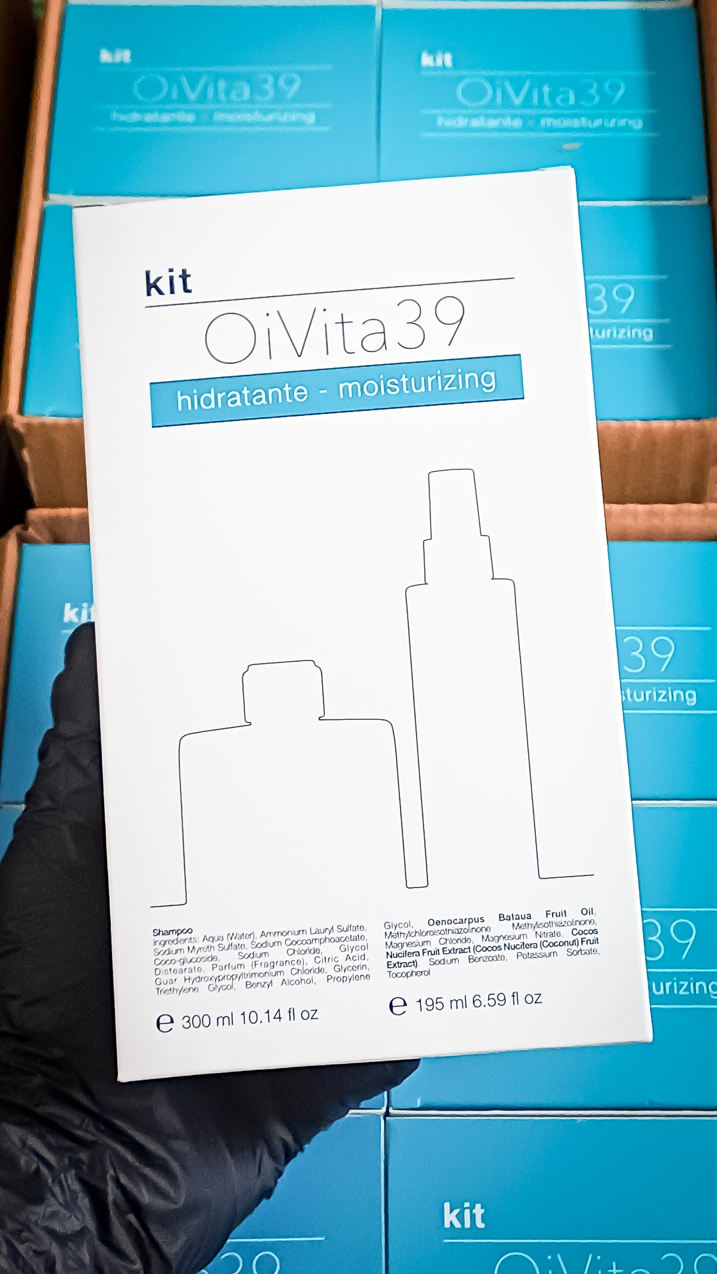 OiVita39 hidratante - moisturizing Shampoo 300ml Tónico 195ml