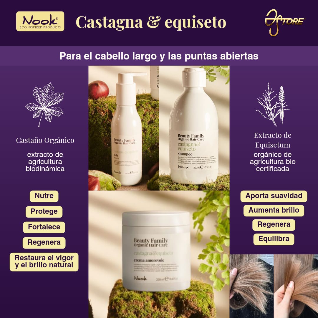 Nook Beauty Castagna & Equiseto Family Duo de litros