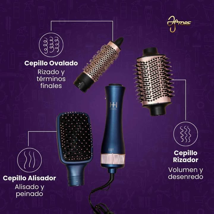 Hot & Hotter All-In-One Interchangeable Hair Dryer