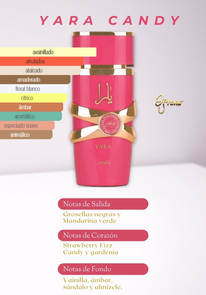Eau de Parfum en spray Yara Candy