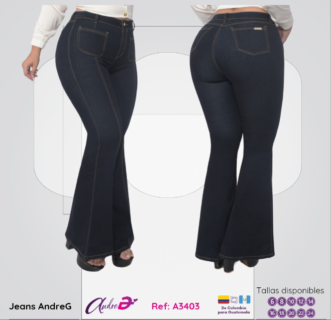 Jeans Colombianos Ref. A3403