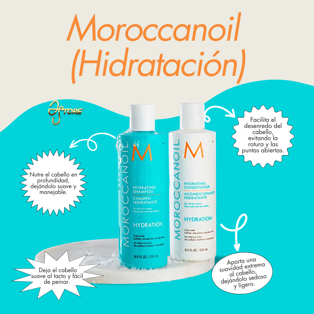 Duo Moroccanoil Hidratación Tamaño 8.5 FL.0Z / 250ml