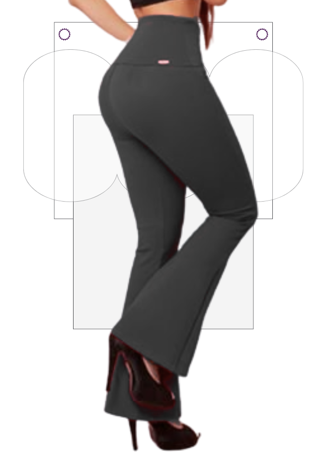Leggins Campana Levantacola Gris Oscuro
