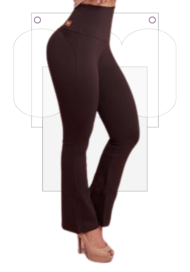 Leggins Campana Levantacola Café