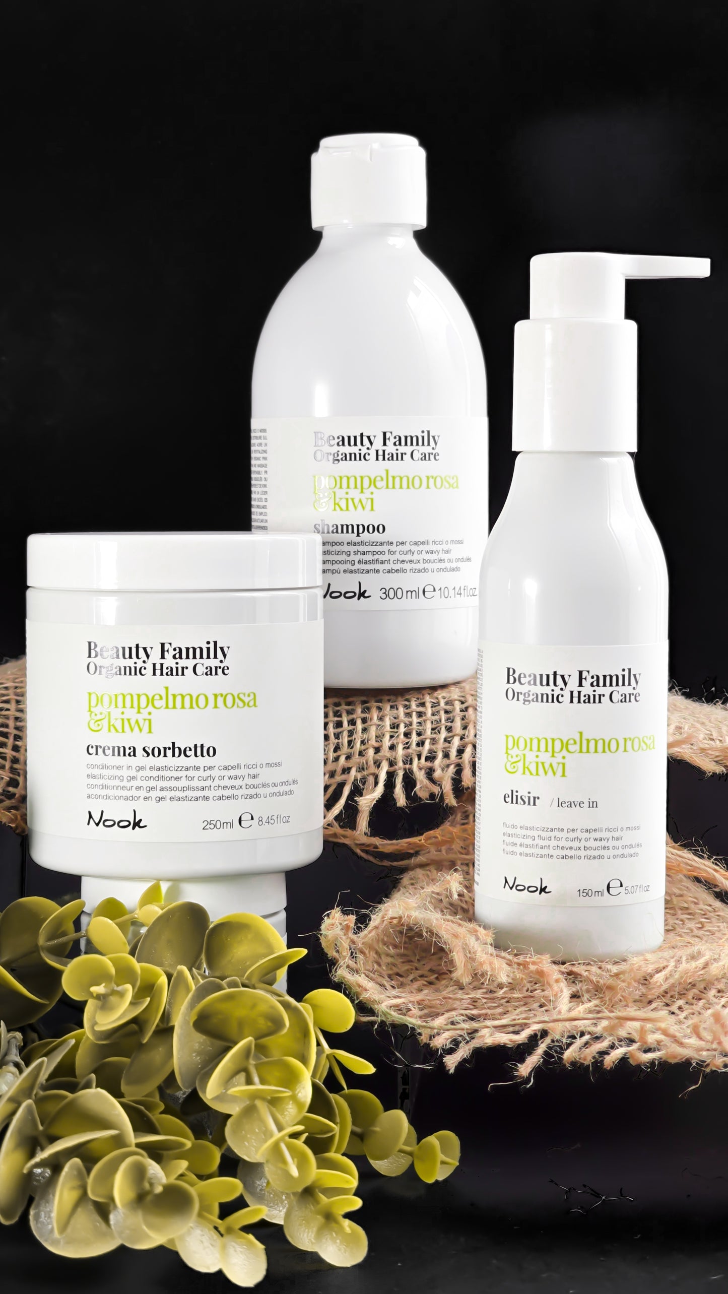 Beauty Family Organic Hair Care pompelmorosa kiwi
