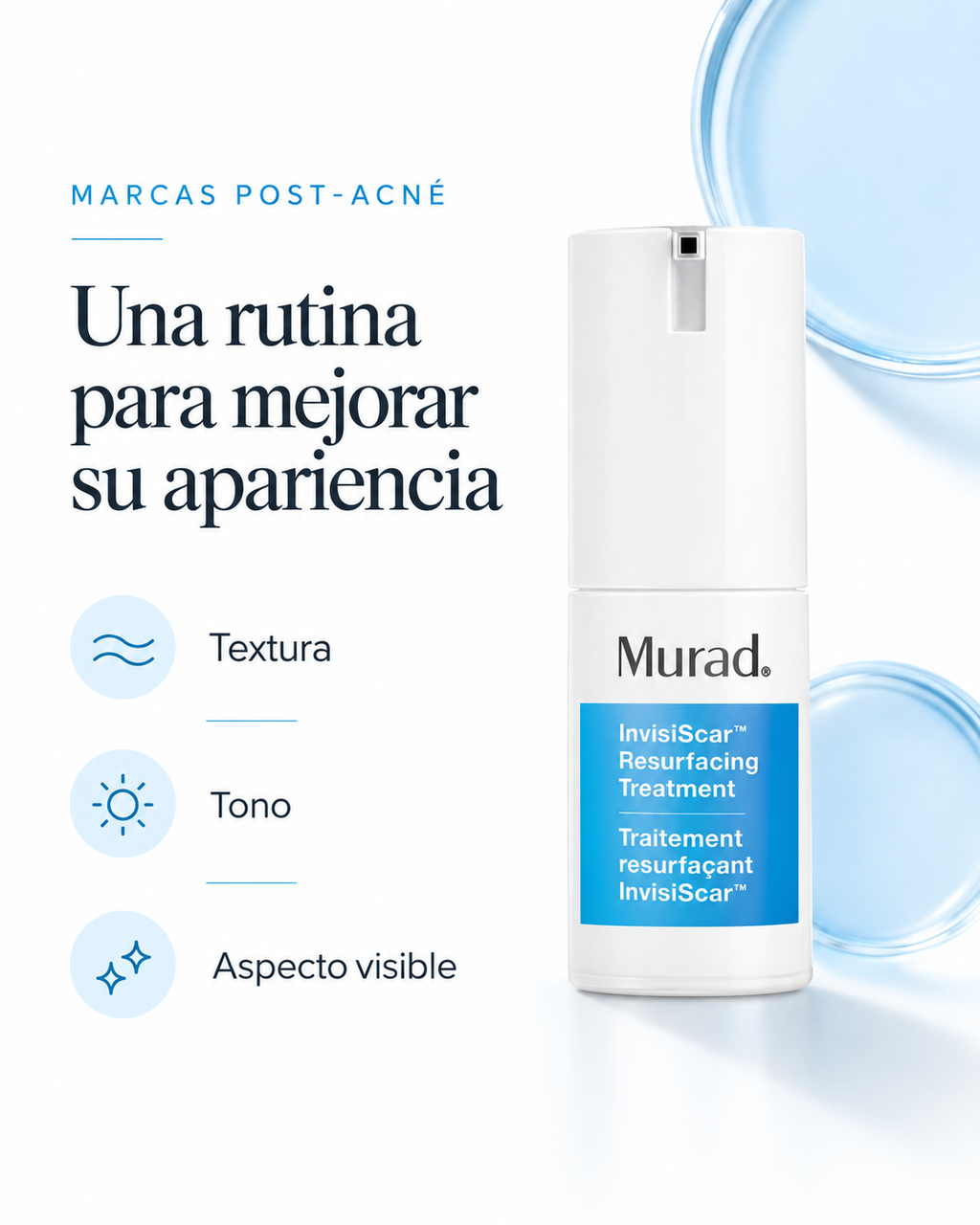 Murad InvisiScar™ Resurfacing Treatment 15 ml | Tratamiento para marcas post-acné