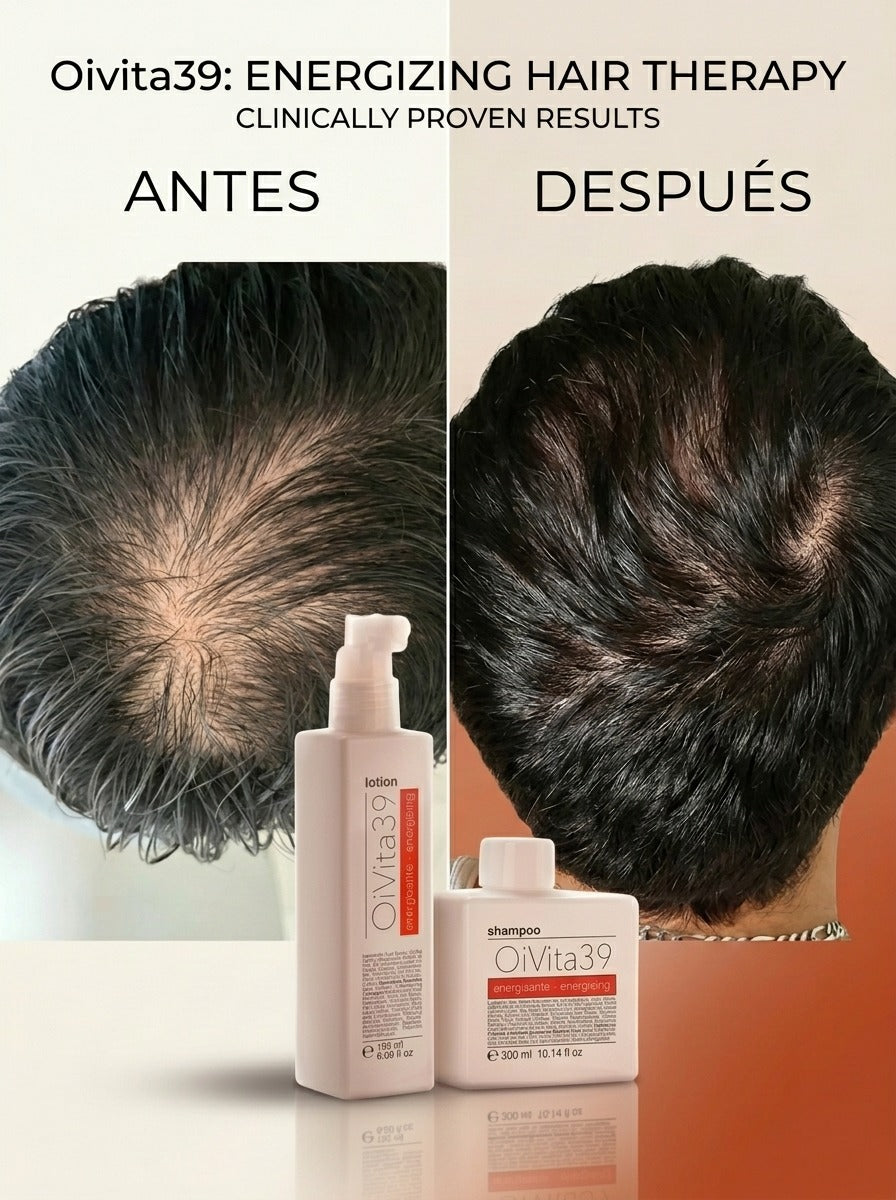 Duo Energising Shampoo 300 ml / Loción fortalecedora 195 ml