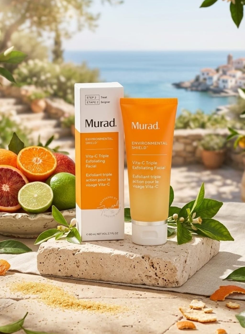 Murad Vita-C Triple Exfoliating Facial.
