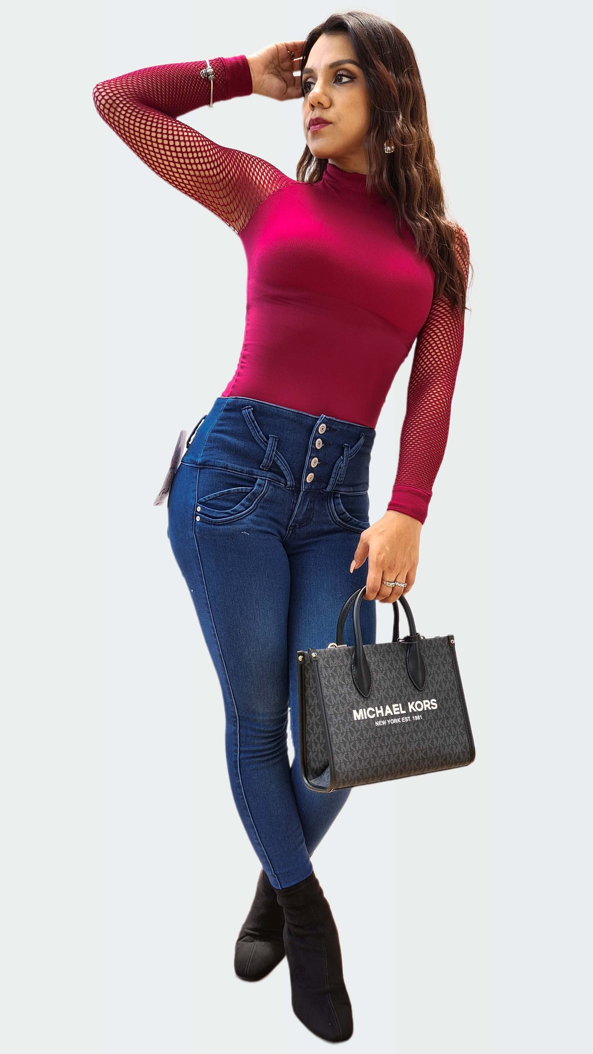 Blusa de compresión manga larga de malla Ref. 210