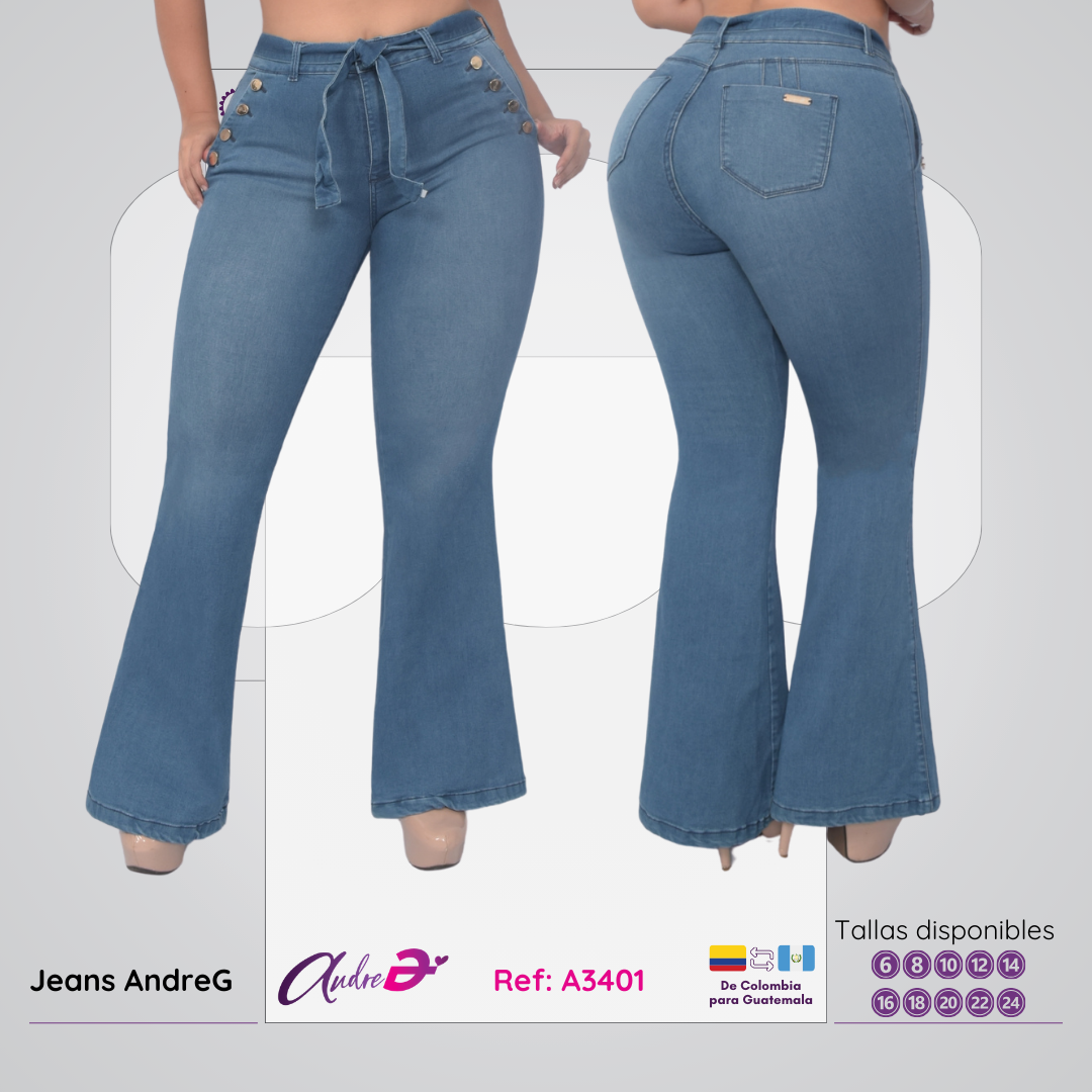 Jeans Colombianos Ref. A3401