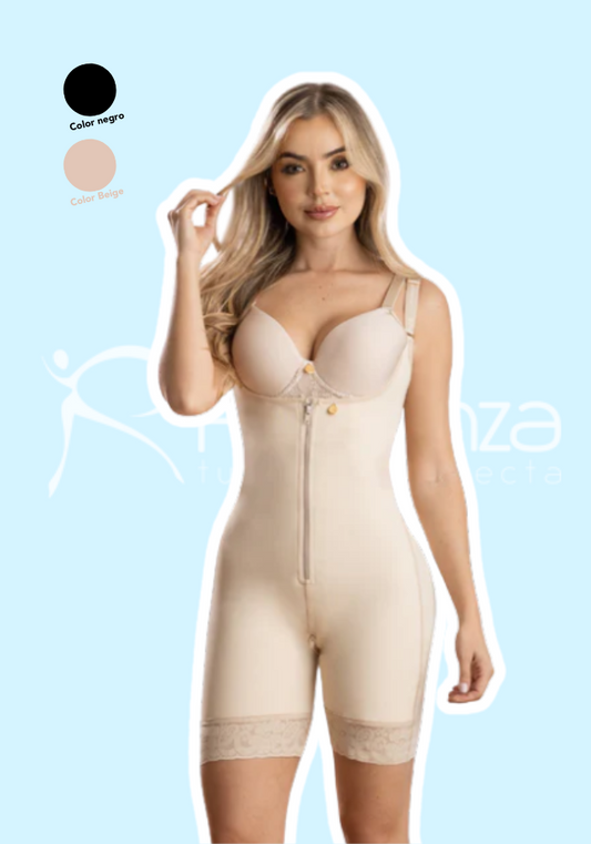 Mod. 3409 Faja Senos libres Zipper Frontal