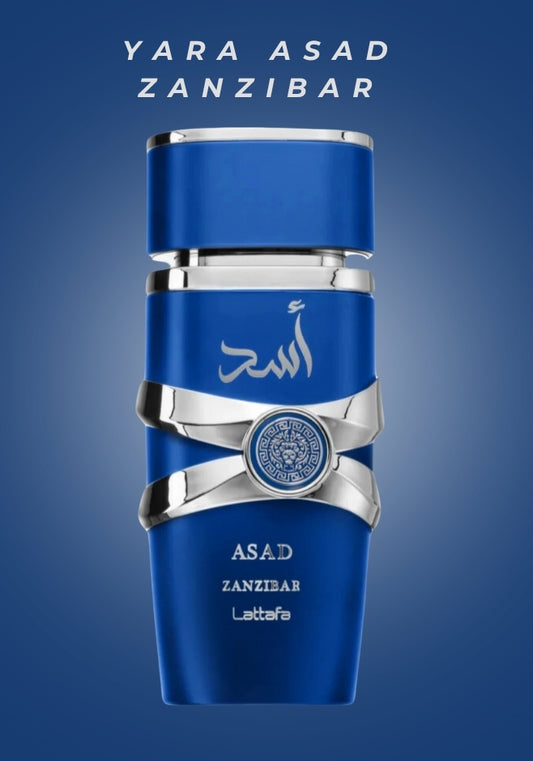 Yara Asad Zanzibar for men Tamaño 3.4 Fl Oz 100ml