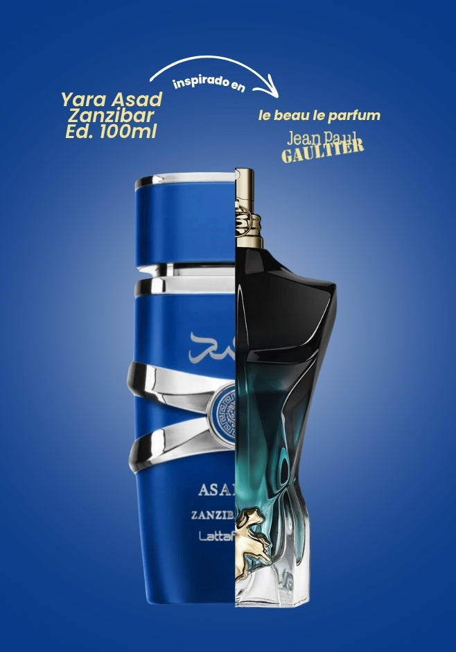 Yara Asad Zanzibar for men Tamaño 3.4 Fl Oz 100ml