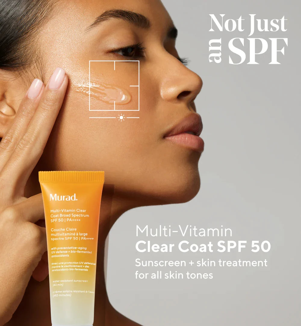 Murad Multi-Vitamin Clear Coat SPF 50 | Protector solar transparente