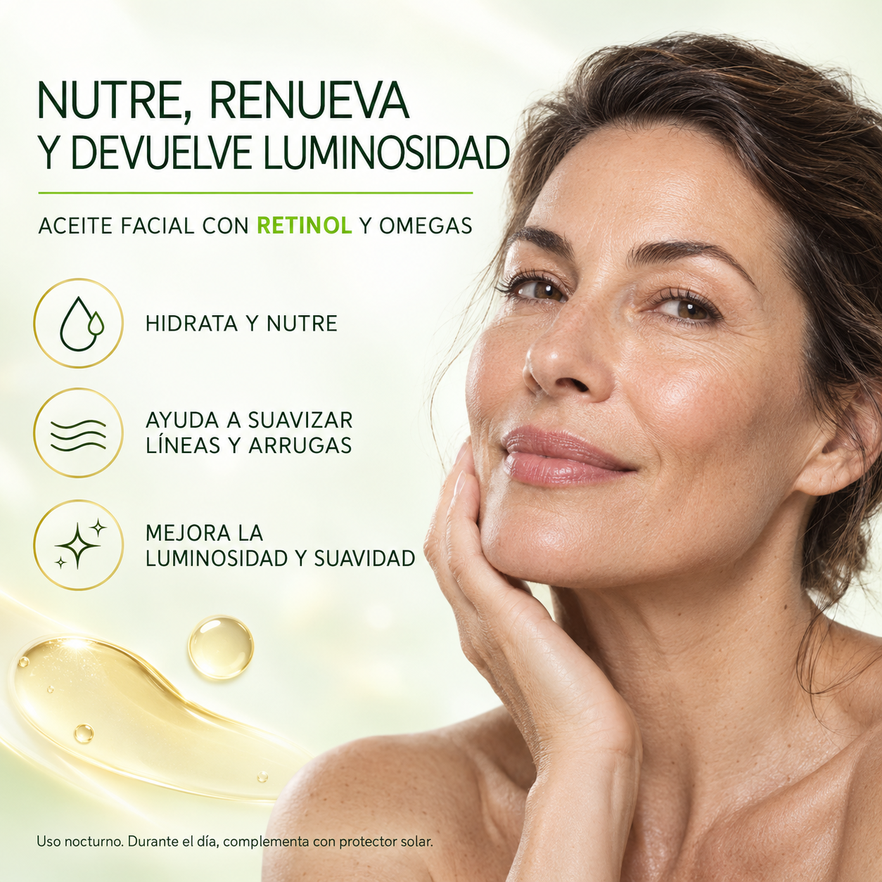 Murad Retinol Youth Renewal Face Oil Drops | Aceite facial nocturno con retinol
