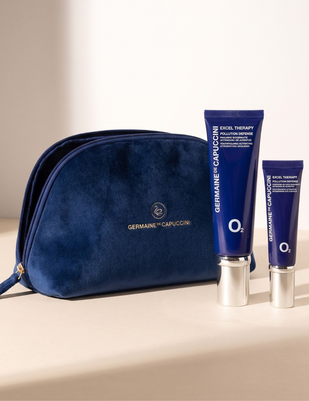 Kit Rutina Oxigenante Excel Therapy O2 con Neceser - Germaine de Capuccini