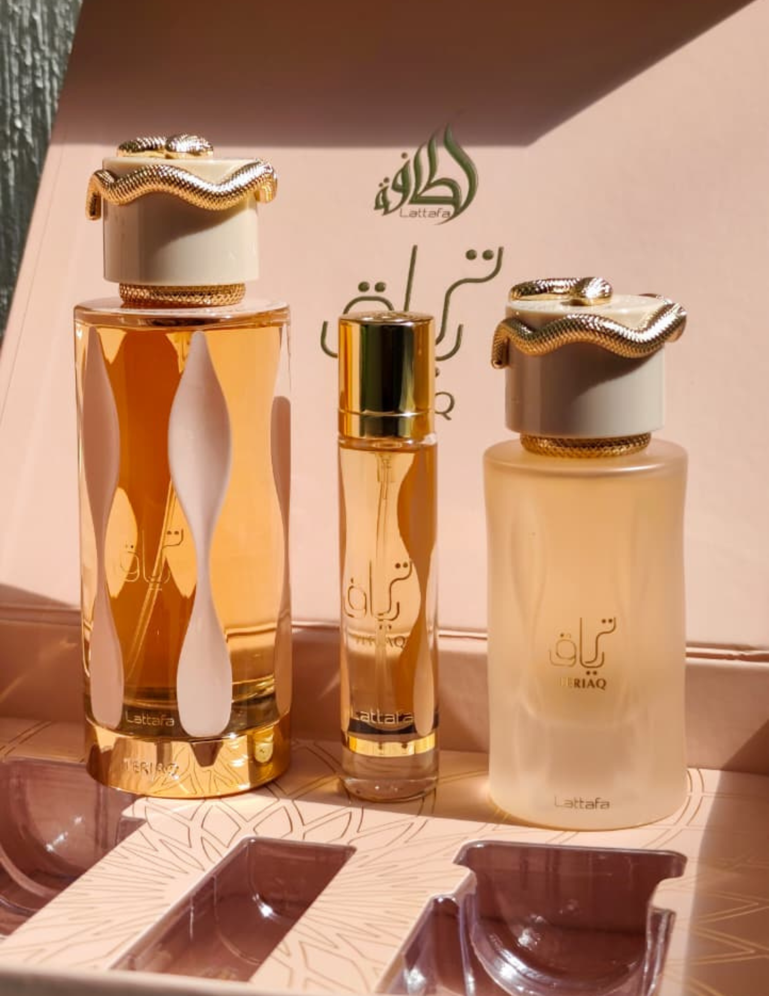Lattafa Teriaq Gift Set 3 Piezas