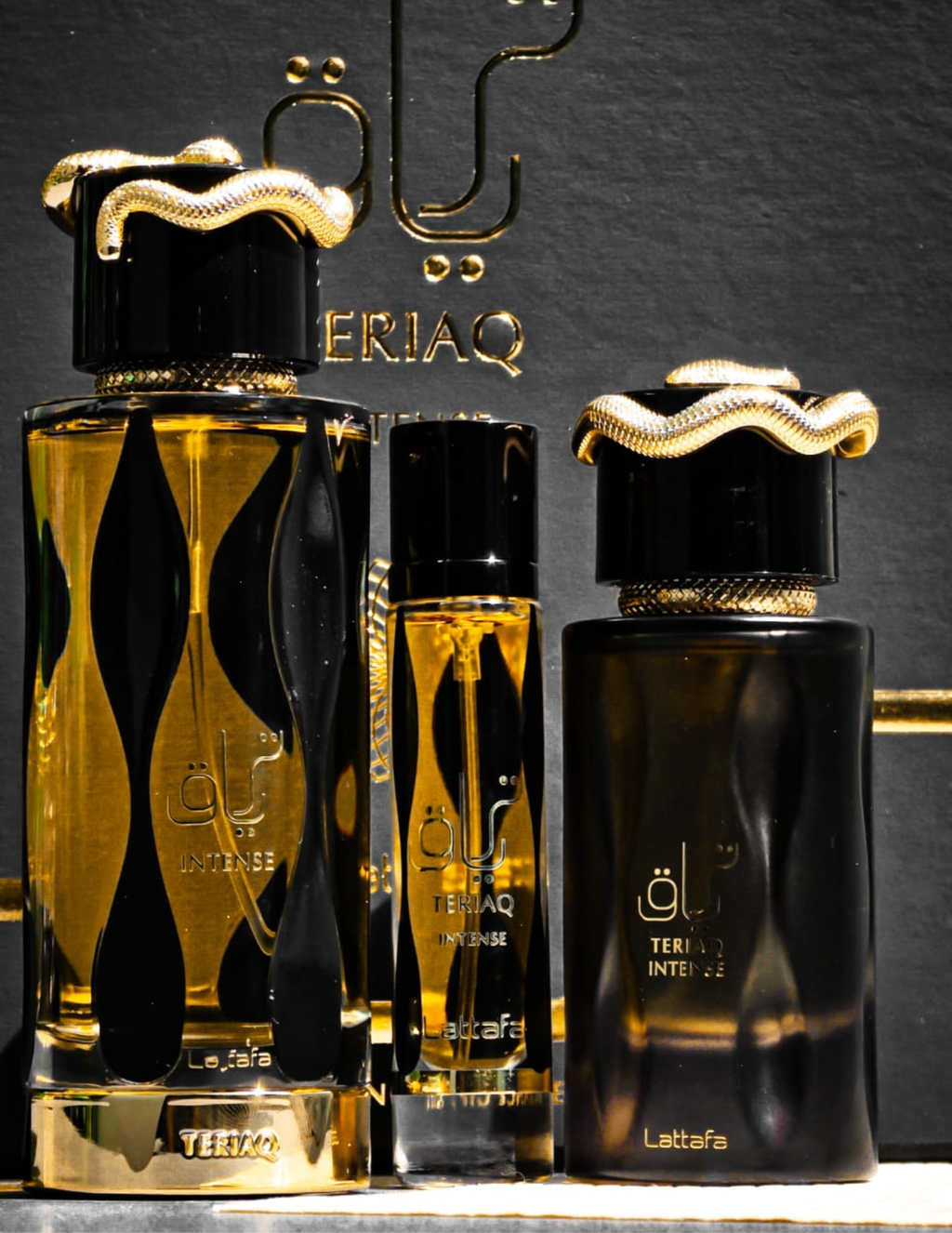 Lattafa Teriaq Intense Gift Set 3 Piezas – 100 ml