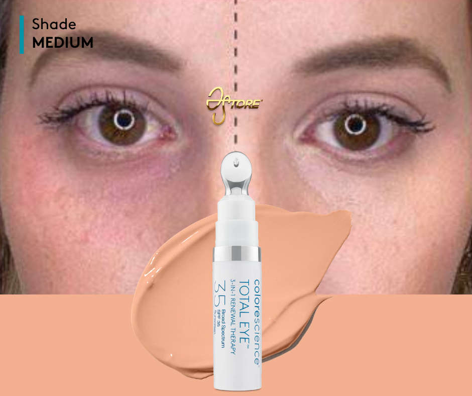 Colorescience Total Eye 3-in-1 SPF 35 | Contorno de ojos con color