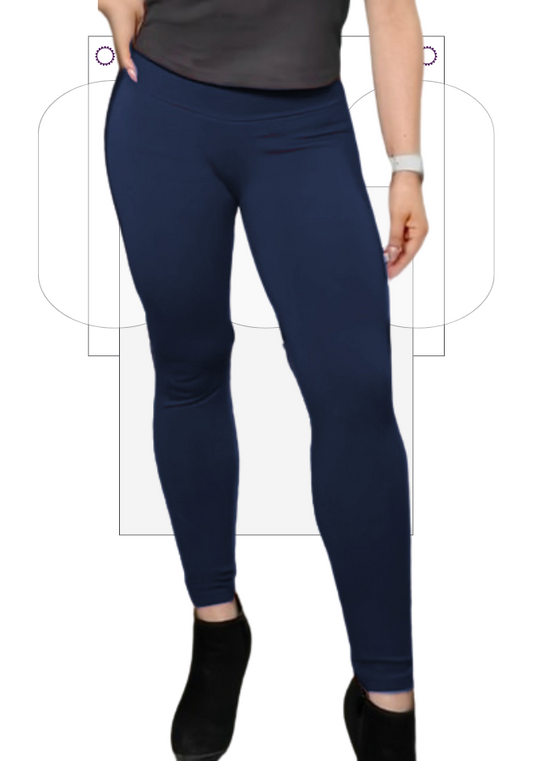 Leggins Skinny Levantacola Azul