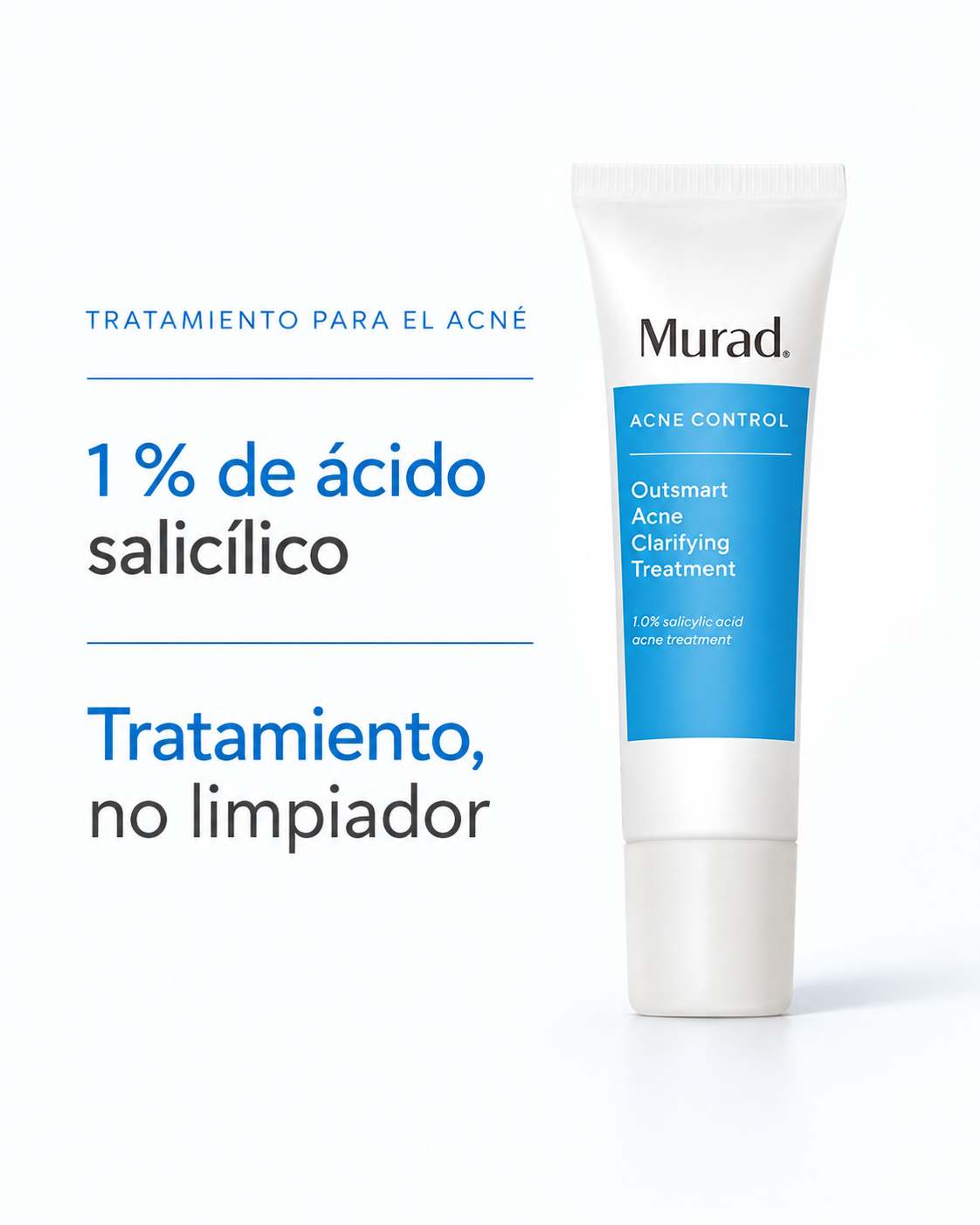 Murad Outsmart Acne Clarifying Treatment 50 ml | Tratamiento para acné con ácido salicílico 1%