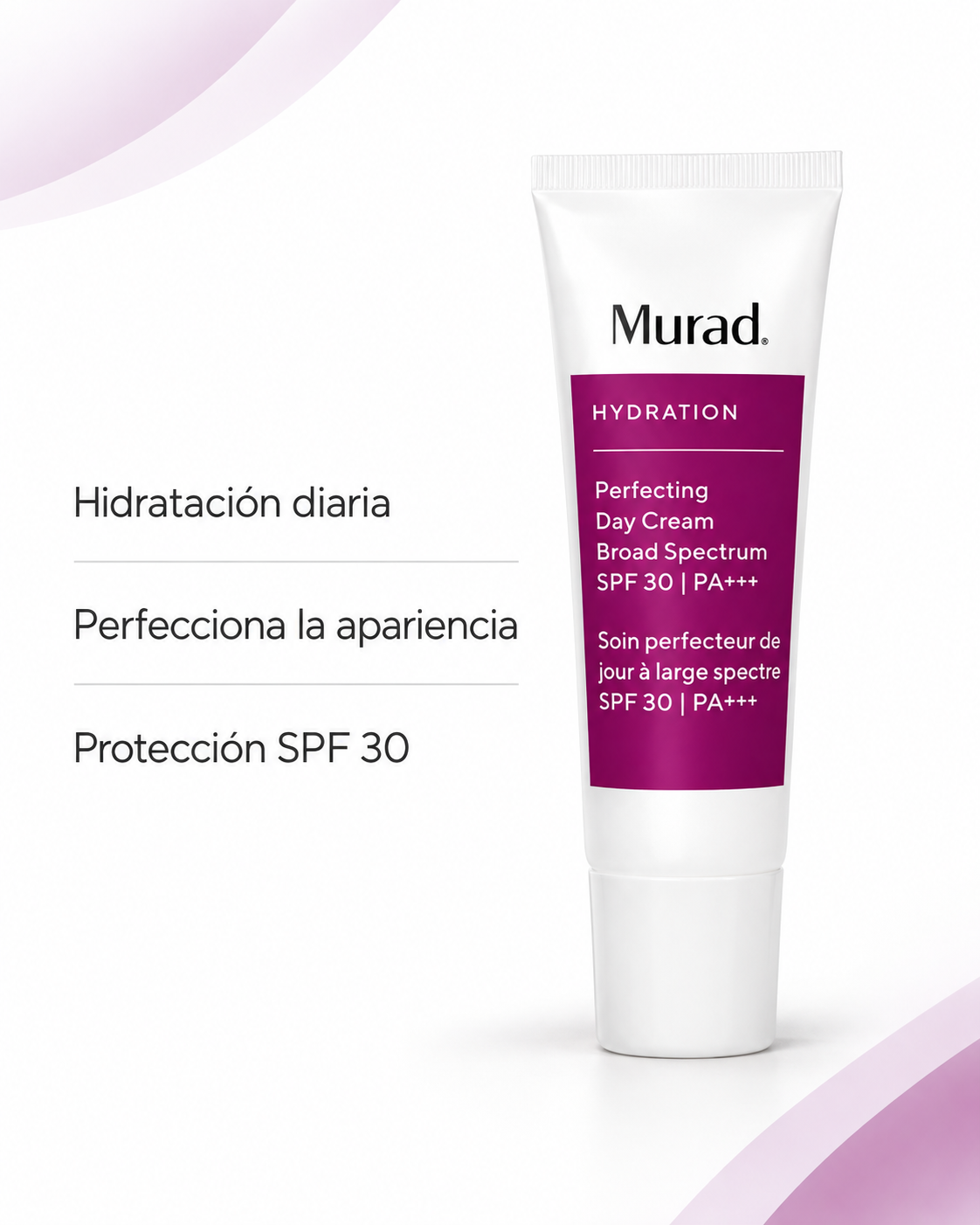 Murad Perfecting Day Cream SPF 30 PA+++ 50 ml | Hidratante facial con protección solar