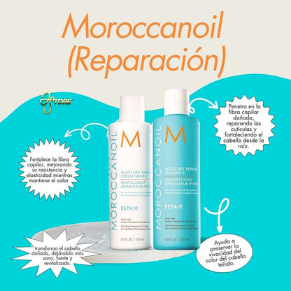 Duo Moroccanoil repair Tamaño 8.5 FL.0Z / 250ml