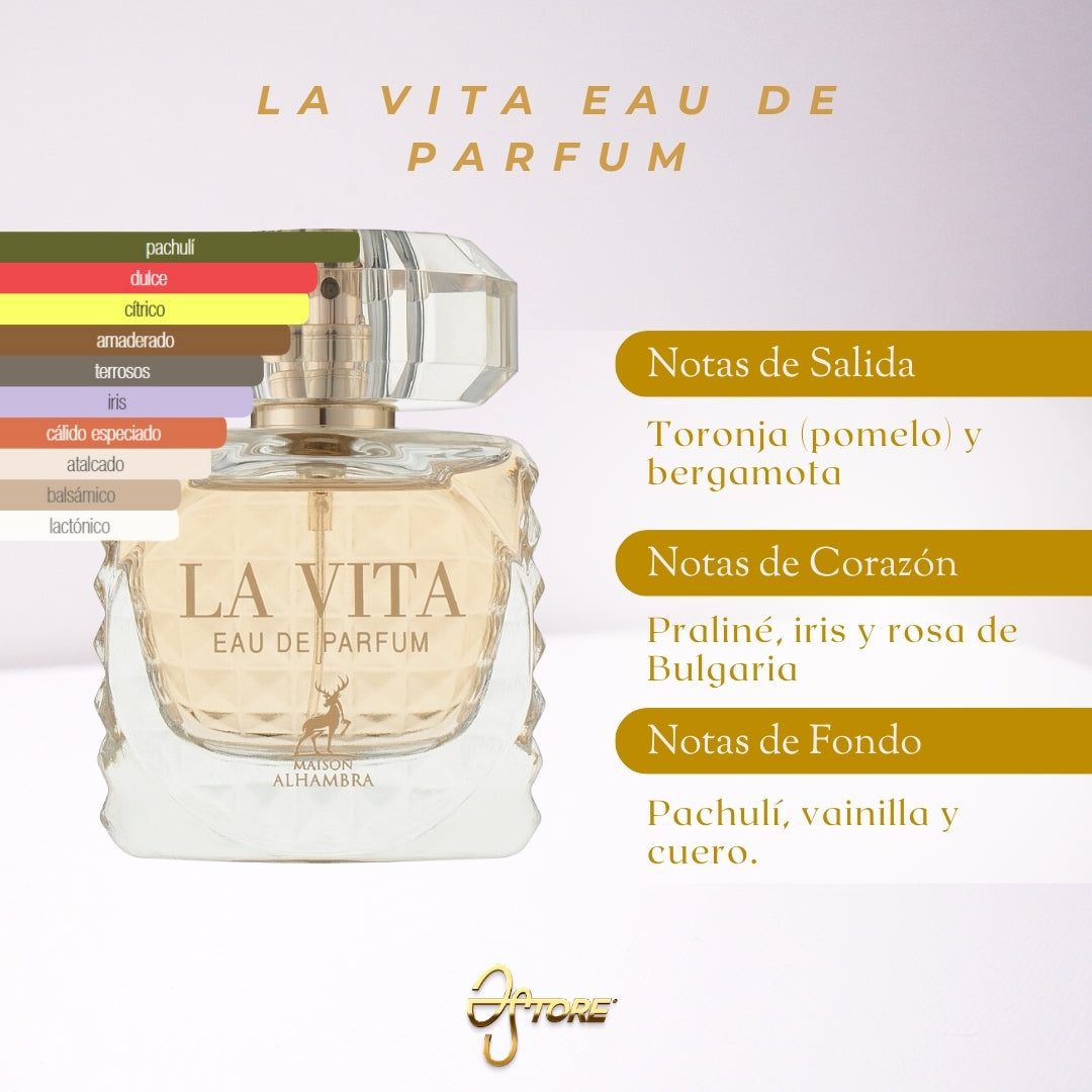 La Vita for Women 3.4 Fl Oz 100ml