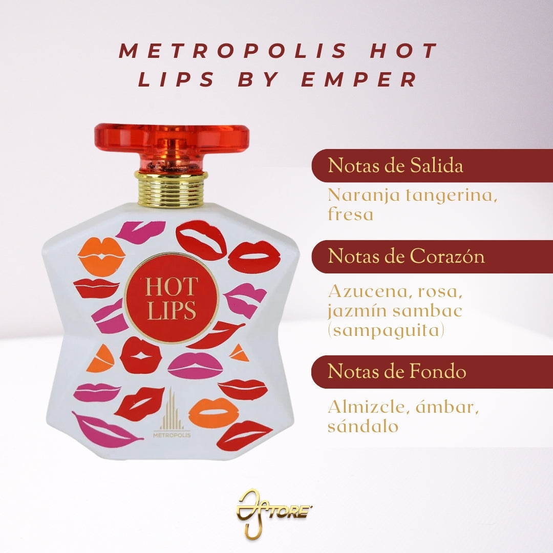 Hot Lips for Woman Tamaño 3.4 Fl Oz 100ml